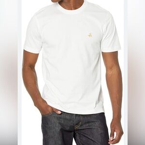 White Brooks Brothers Cotton Crewneck